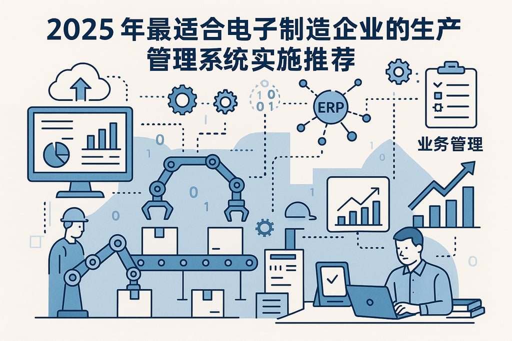 2025 年最适合电子制造企业的生产管理系统实施推荐